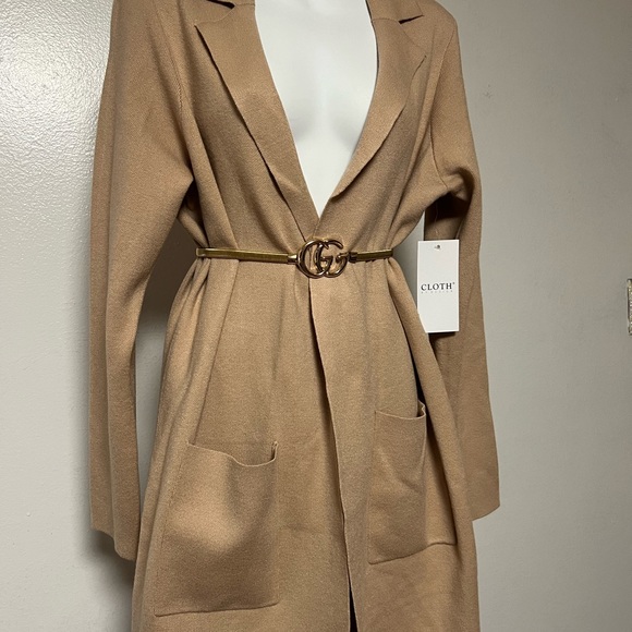 Women’s Sweater Cardigan Cloth size Medium Brown New - Picture 9 of 9